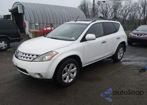 2006 Nissan Murano Sl from USA, damaged, VIN JN8AZ08W06W502231